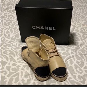 CHANEL Espadrilles Booties